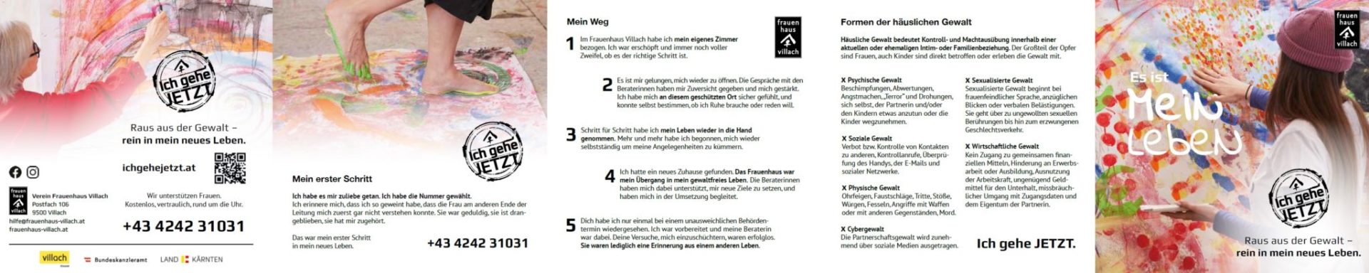 Ich gehe jetzt - 10 seitiger Folder
